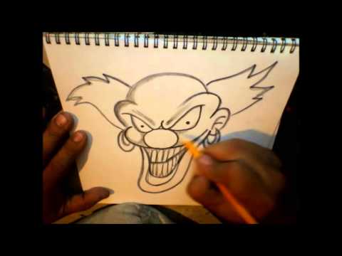 How to Draw a CLOWN - YouTube