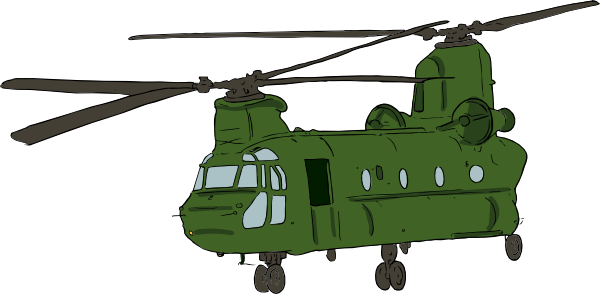 Chinook Helicopter Clip Art at Clker.com - vector clip art online ...