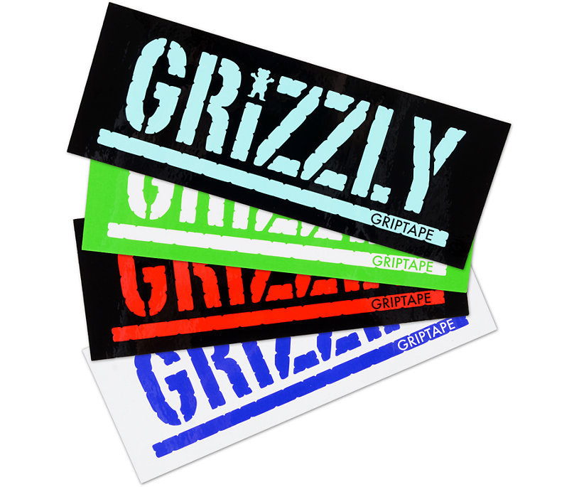 Grizzly Brilliant Bear Assorted Sticker « Snapback Hats @