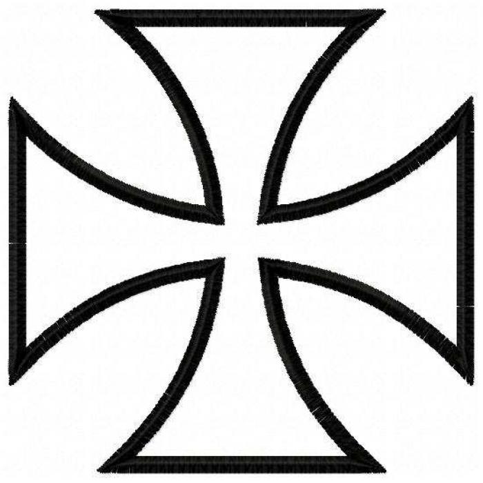 Iron Cross Applique Designs