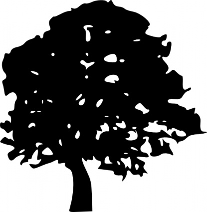 Tree Silhouettes clip art vector, free vector graphics - Vector.