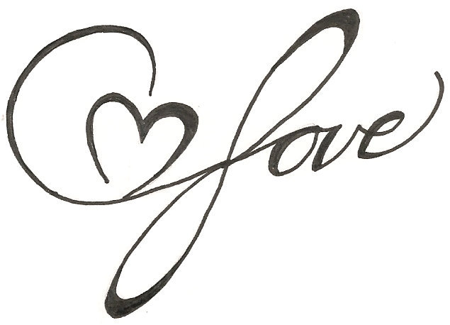 Easy Love Heart Drawings - Gallery