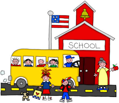 A School Clipart | Houses | Home Image Area