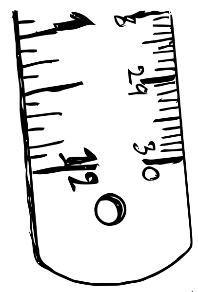 Ruler Black white Clipart | Clipart Panda - Free Clipart Images