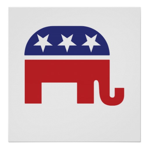 Republican Elephant Art | Republican Elephant Paintings & Framed ...