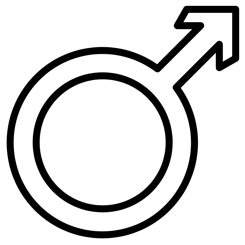 Clipart - Male Symbol
