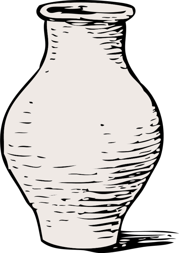 Vase Poultry - vector Clip Art