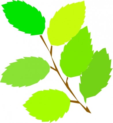 New Leaves Spring clip art Vector clip art - Free vector for free ...