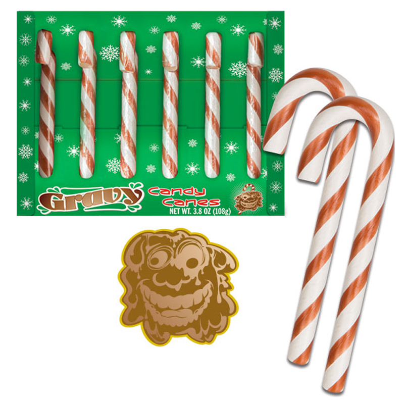 Stupid.com: Gravy Candy Canes