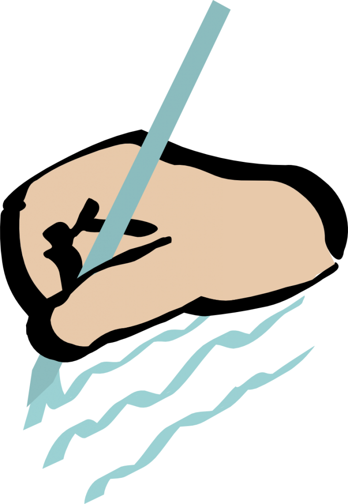 Hand Writing Clipart | Art Design Gallery