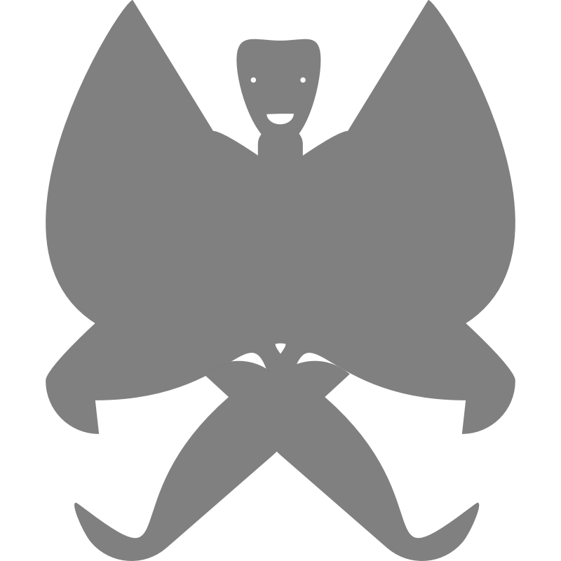 Clipart - half human figure