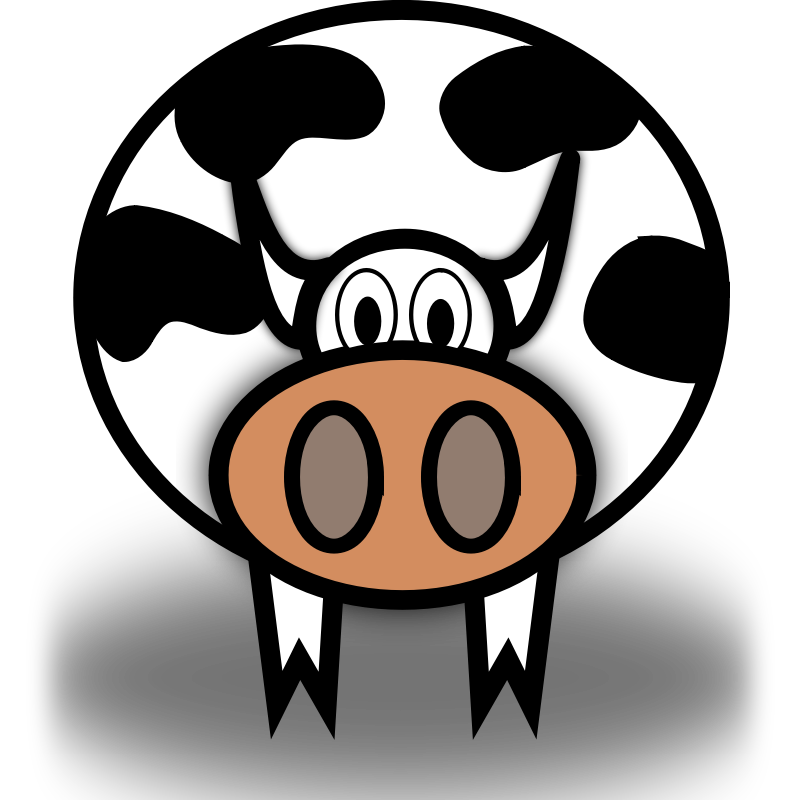Clipart - Cow