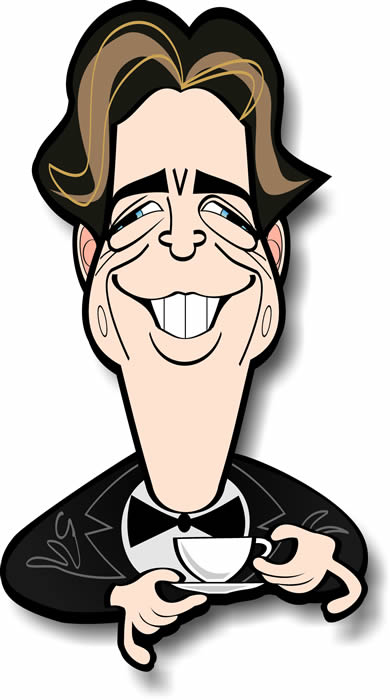 Hugh Grant Caricature