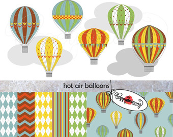 Popular items for balloon clip art on Etsy