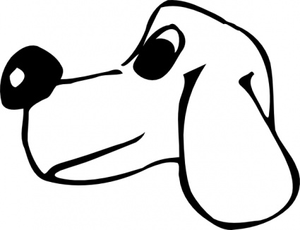 Download Dog Head clip art Vector Free