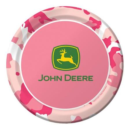 Club Pack of 96 "John Deere" Pink Camouflage Paper Luncheon Party ...