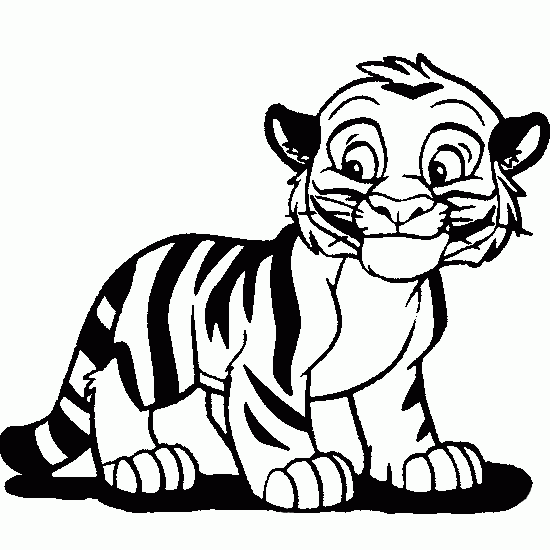 Animals pictures - Picture tags: colouring, animals, tigger ...