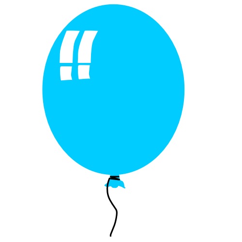 Pix For > Birthday Balloons Clip Art