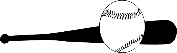 Baseball Bat And Ball Clipart - Gallery