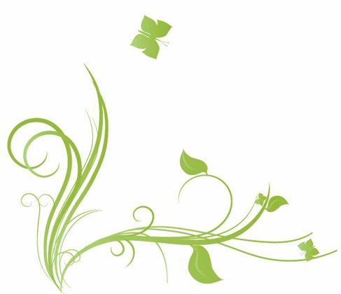 Floral with Butterfly Element Design Vector Illustration | Free ...