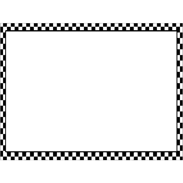 Checkerboard Border Clip Art Car Pictures