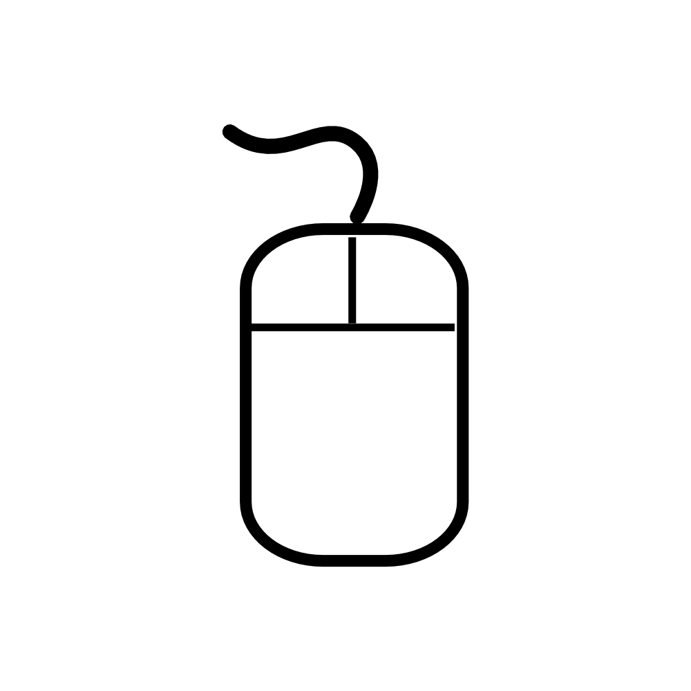 OnlineLabels Clip Art - Mouse Icon