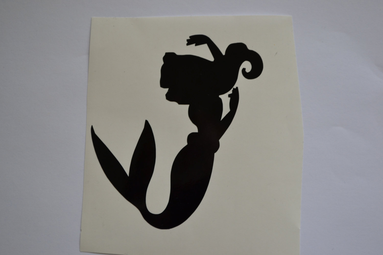 Ariel Little Mermaid Silhouette Decal by NerdVinyl on Etsy