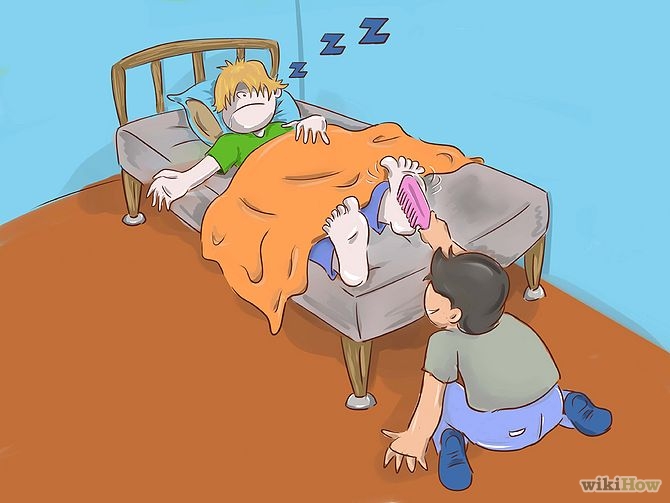 How to Tickle Feet (with Pictures) - wikiHow