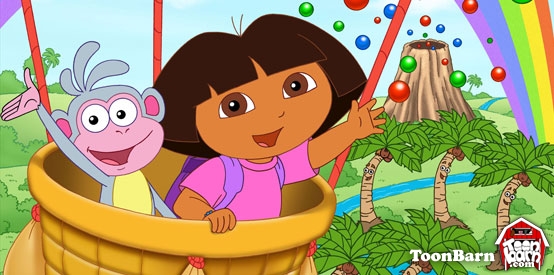 A teeny, tiny Dora the Explorer storybook • ToonBarnToonBarn