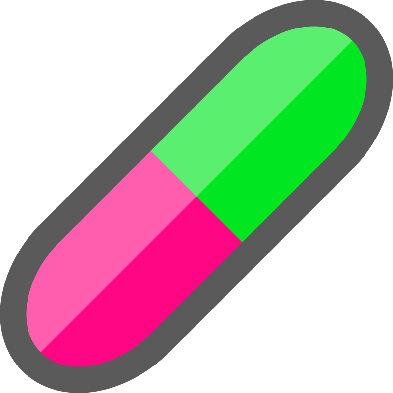 Simple Pill Icon Clip Art Download
