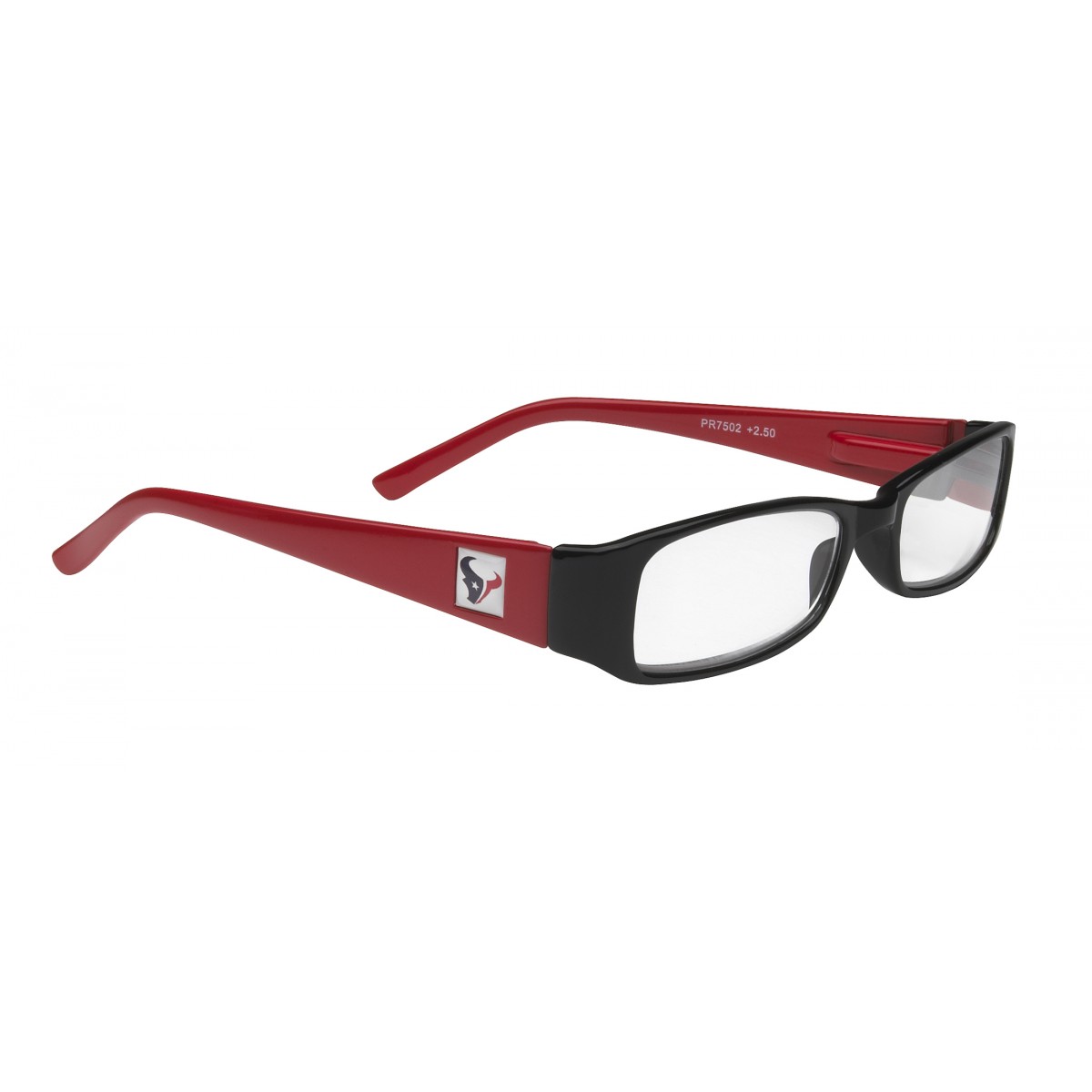 NFL Houston Texans Reading Glasses, Red and Black Frame with Logo ...