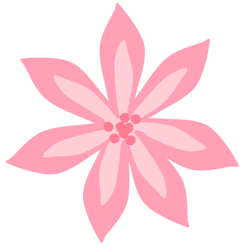 Lirio rosa, motivo decorativo floral | Imagenes Sin Copyright