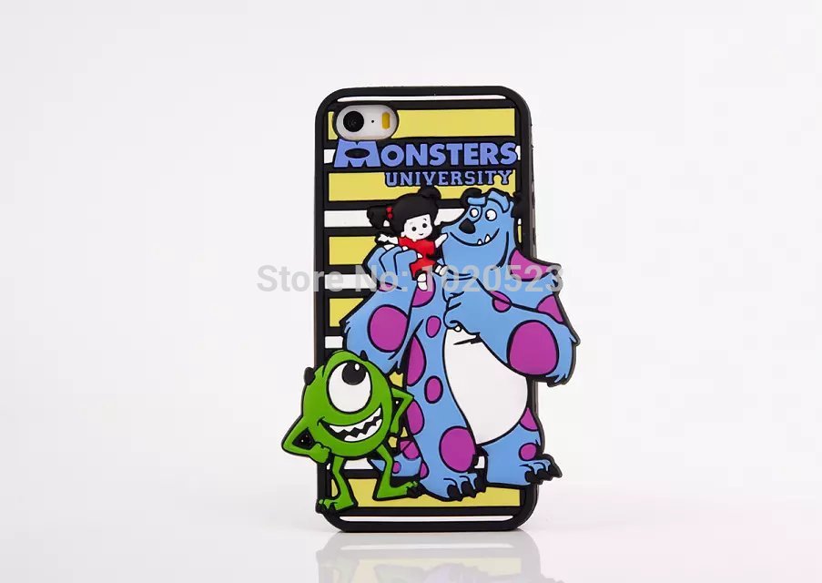 Monsters University Cartoon Silicone Phone Case Cover for iphone 5 ...