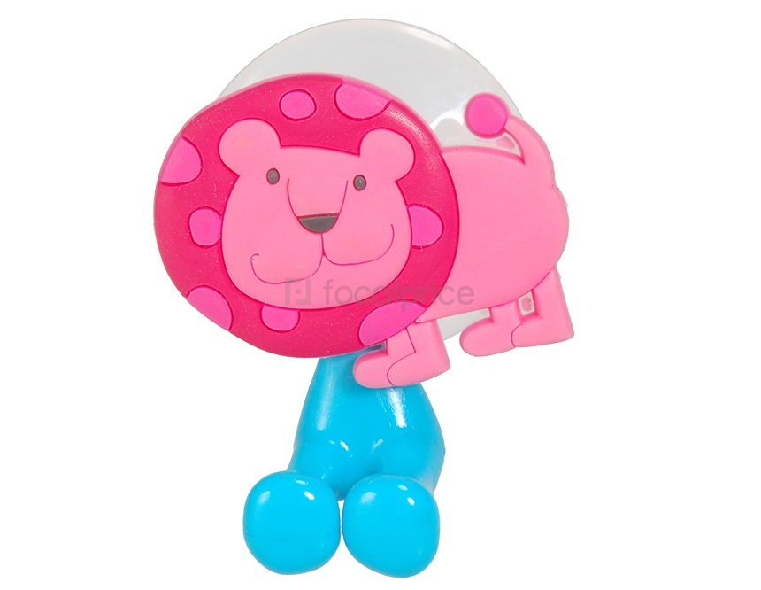 Cartoon Lion Design Toothbrush Holder with Suction Pad - HJ3306X
