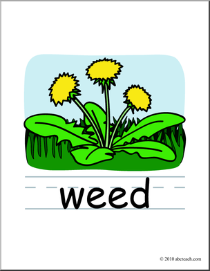 Clip Art: Basic Words: Weed | Clipart Panda - Free Clipart Images