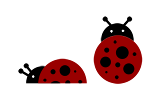 Free ladybug stencil pattern