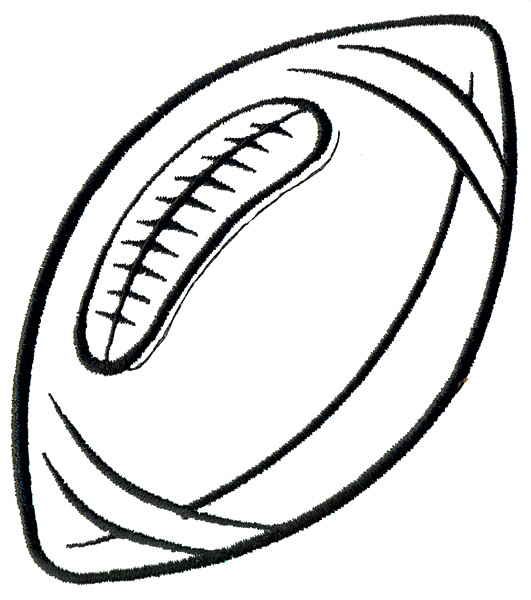 Football Outline Vector | Clipart Panda - Free Clipart Images