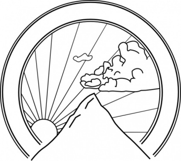 Mountain Seal clip art Vector | Free Download
