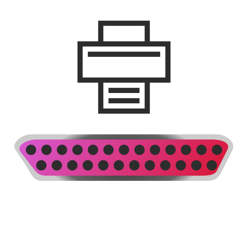 Parallel Port Icon - Free Icons Clip Art - BCDownload.