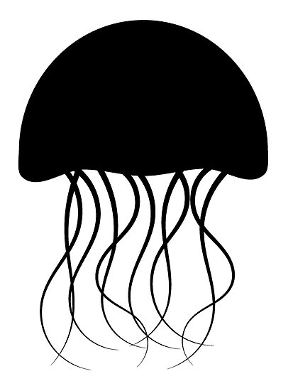 Jellyfish Silhouette" by kwg2200 | Redbubble