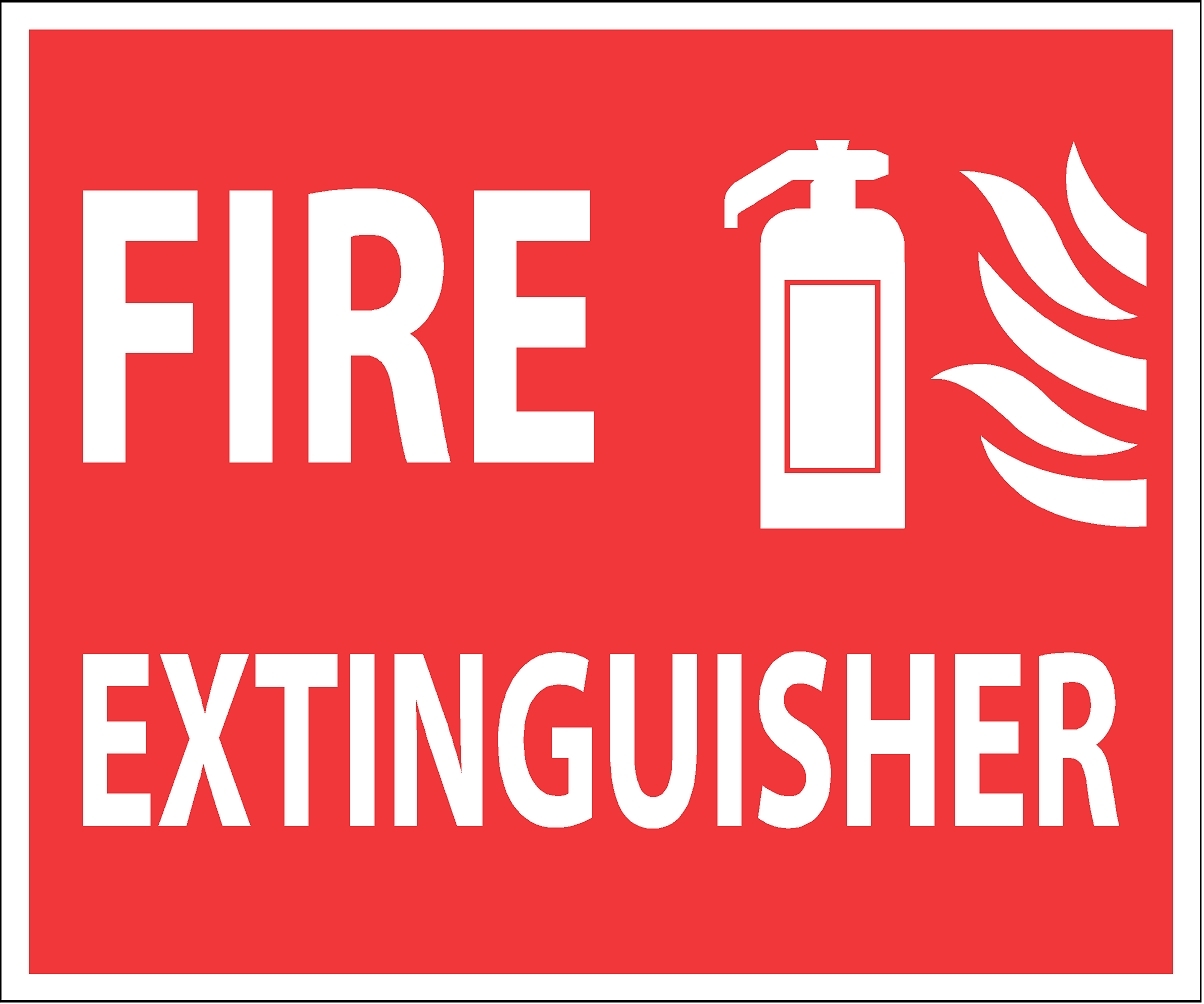 Printable Fire Extinguisher Sign - Printable World Holiday