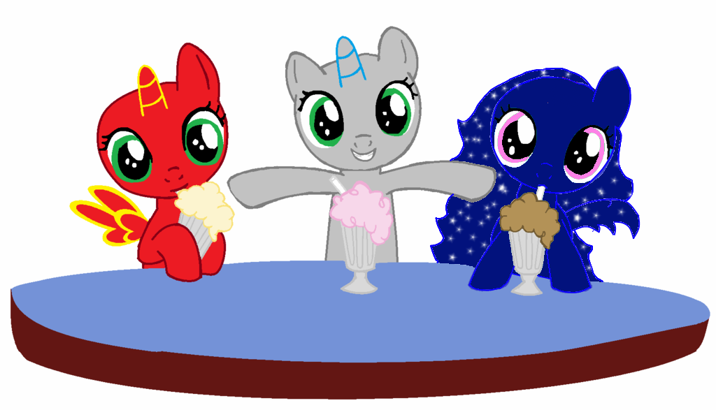 collab Milkshakes by sonicaestela on deviantART