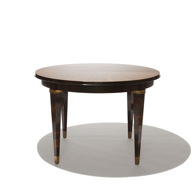 Gallery BAC | Fine dining or center table in macassar ebony by ...