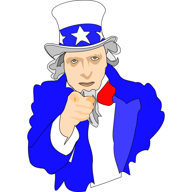 Clipart - Uncle Sam