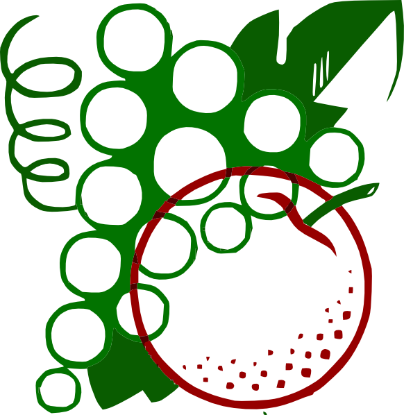 Organge Grapes Cartoon Clip Art at Clker.com - vector clip art ...