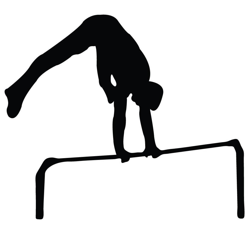 Amazon.com - Gymnastics Silhouette Style Single Bar Flip - 12"W x ...