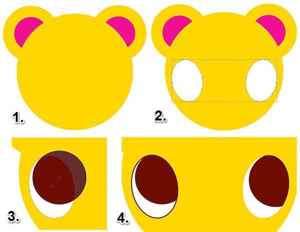 How to Vector Three Wise Teddy Bears Without the Pen Tool in ...
