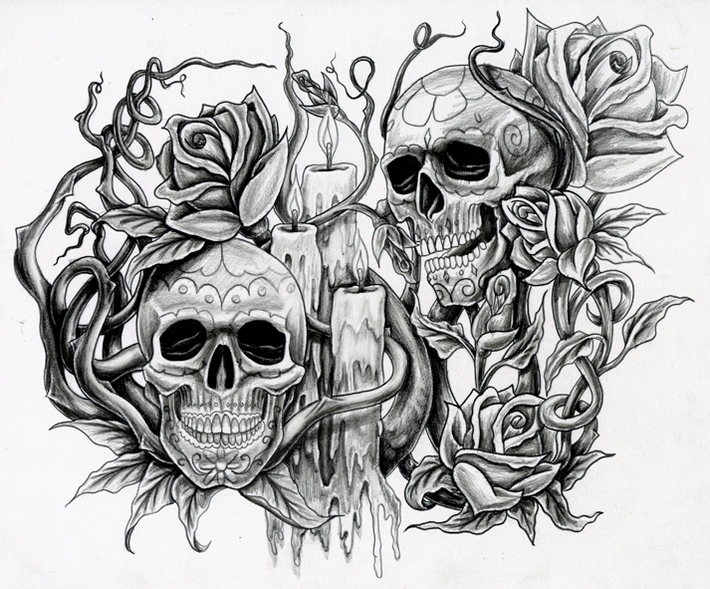 Skull Tattoos Designs & Ideas : Page 77