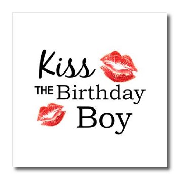 Amazon.com: 3dRose ht_151637_1 Kiss The Birthday Boy Funny ...
