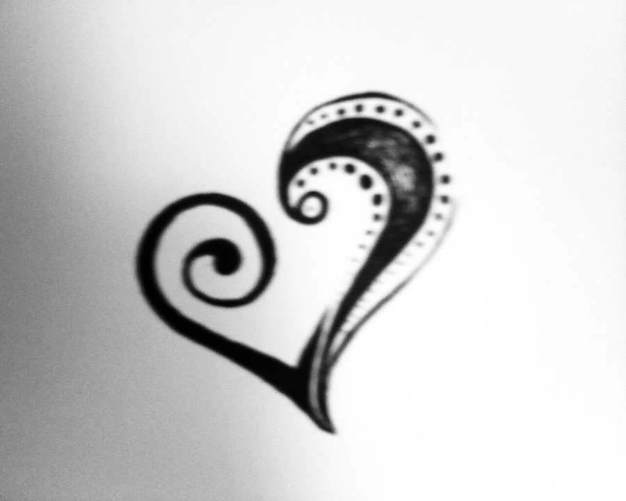 awesome-tribal-heart-tattoo- ...